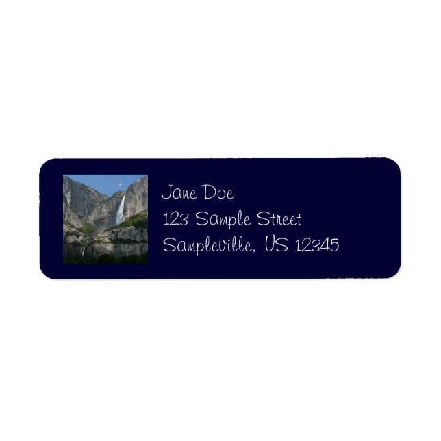 Yosemite Falls Return Address Label (Front)