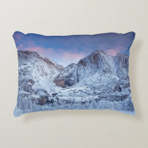 Yosemite Falls Sunrise Decorative Pillow