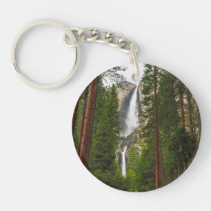 Yosemite Falls through the Forest Keychain
