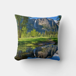 Yosemite Falls   Yosemite National Park Throw Pillow