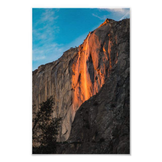Yosemite Firefall Photo Print (Front)