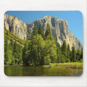 Yosemite From Valley Floor, Sierra-Nevada Mouse Pad