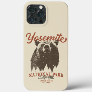 Yosemite Grizzly Bear California National Park iPhone 13 Pro Max Case