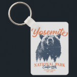 Yosemite Grizzly Bear California National Park Keychain<br><div class="desc">Ready to embark on your next outdoor adventure? This Yosemite National Park t-shirt is a perfect choice. With a bold black bear and scenic forest landscape, this shirt will inspire you to explore and embrace nature. Unleash your inner explorer and don't miss out on this chance to bring the wilderness...</div>