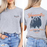 Yosemite Grizzly Bear California National Park T-Shirt<br><div class="desc">Ready to embark on your next outdoor adventure? This Yosemite National Park t-shirt is a perfect choice. With a bold black bear and scenic forest landscape, this shirt will inspire you to explore and embrace nature. Unleash your inner explorer and don't miss out on this chance to bring the wilderness...</div>