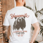 Yosemite Grizzly Bear California National Park T-Shirt<br><div class="desc">Ready to embark on your next outdoor adventure? This Yosemite National Park t-shirt is a perfect choice. With a bold black bear and scenic forest landscape, this shirt will inspire you to explore and embrace nature. Unleash your inner explorer and don't miss out on this chance to bring the wilderness...</div>