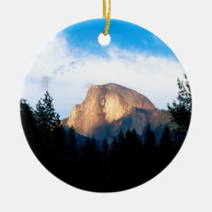 Yosemite Half Dome Park Ceramic Ornament