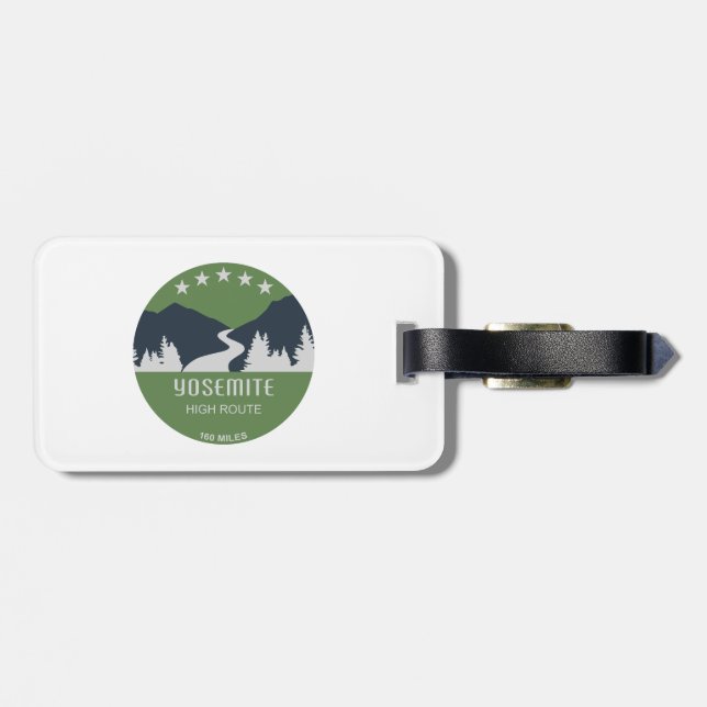 Yosemite High Route Luggage Tag (Back Horizontal)
