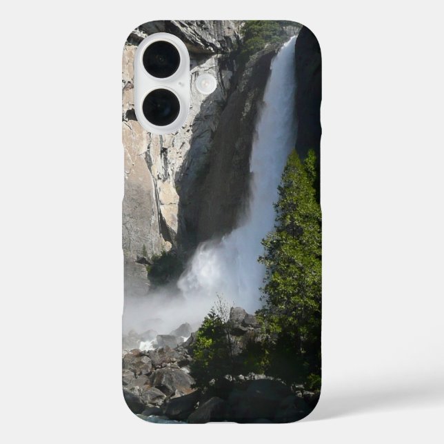 Yosemite Lower Falls at Lower Yosemite Falls Trail Case-Mate iPhone Case (Back)