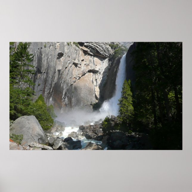 Yosemite Lower Falls from Yosemite National Park Poster (Front)