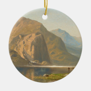 Yosemite Majestic Landscape by Albert Bierstadt Ceramic Ornament