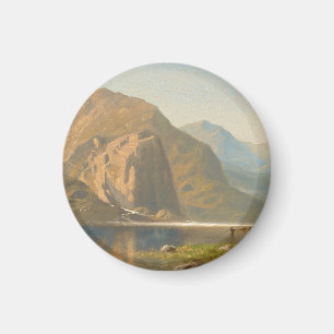 Yosemite Majestic Landscape by Albert Bierstadt Magnet