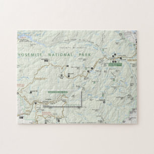 Yosemite map puzzle
