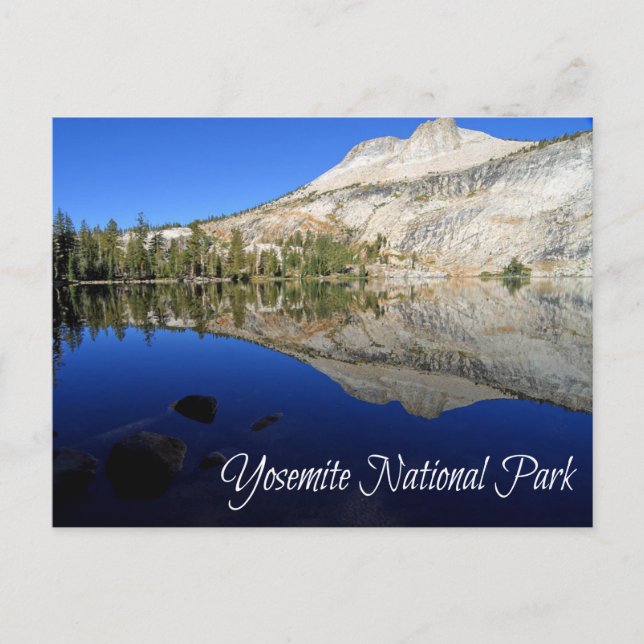 Yosemite, May Lake Mt Hoffmann California Postcard (Front)