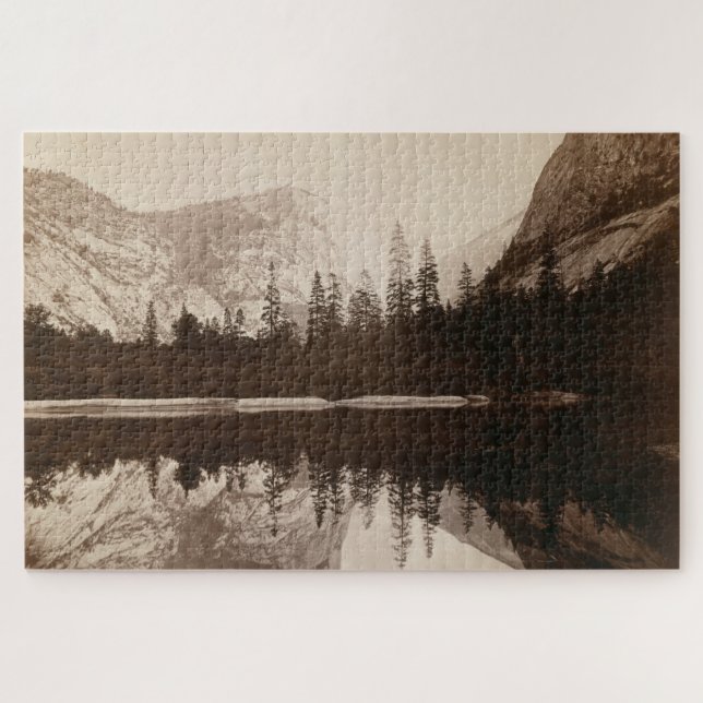 Yosemite - Mirror Lake - National Park Jigsaw Puzzle (Horizontal)
