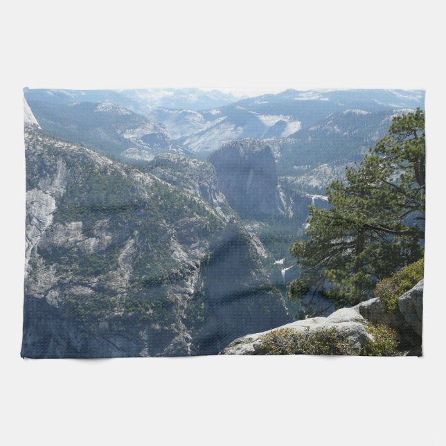 Yosemite Mountain View in Yosemite National Park Kitchen Towel (Horizontal)