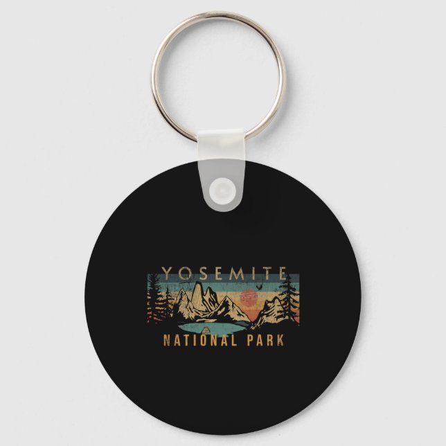 Yosemite National Park 1  Keychain (Front)
