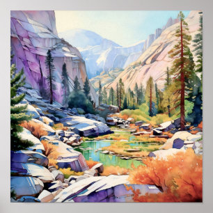 Yosemite National Park Art Print