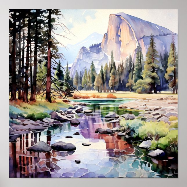 Yosemite National Park Art Print (Front)