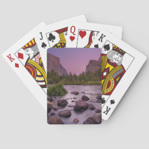 Yosemite National Park at Dusk Playing Cards