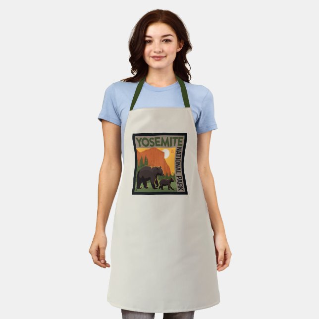 Yosemite National Park | Bear Family Apron (Worn)