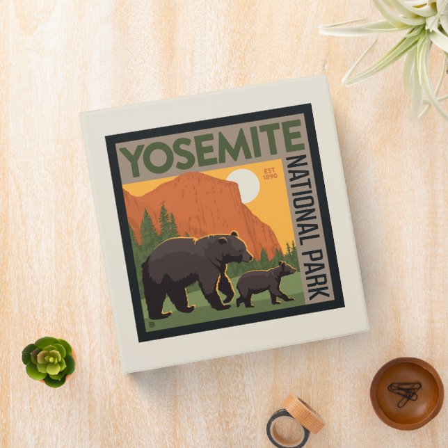 Yosemite National Park | Bear Family Binder (In Situ)