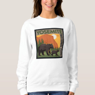 Yosemite National Park Bear Family Sweatshirt