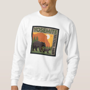 Yosemite National Park Bear Family Sweatshirt