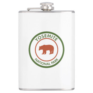 Yosemite National Park Bear Hip Flask