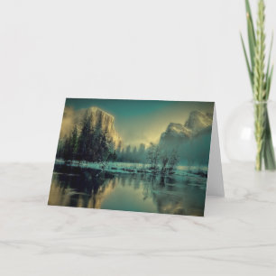 Yosemite National Park Blank Greeting Card