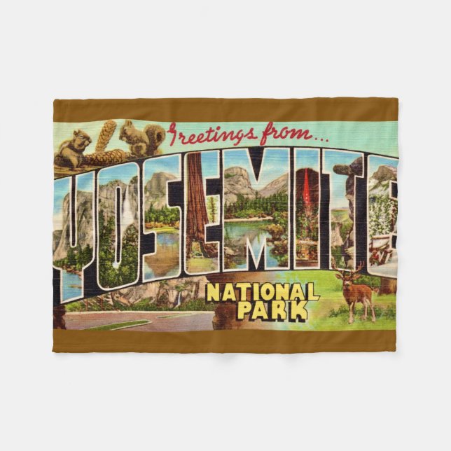 Yosemite National Park Blanket (Front (Horizontal))