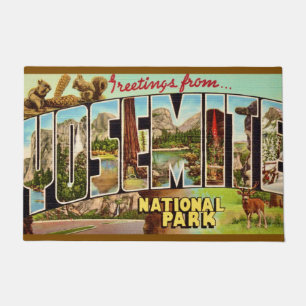 Yosemite National Park Blanket Doormat