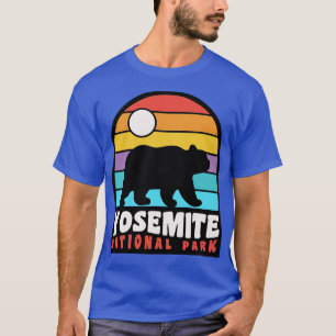 Yosemite National Park California Bear Badge T-Shirt
