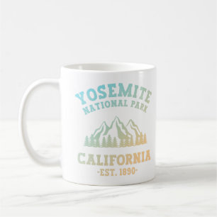 Yosemite National Park California Hiking Gradient Coffee Mug