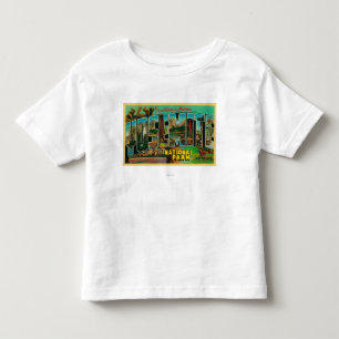 Yosemite National Park, California - Large Lette Toddler T-shirt