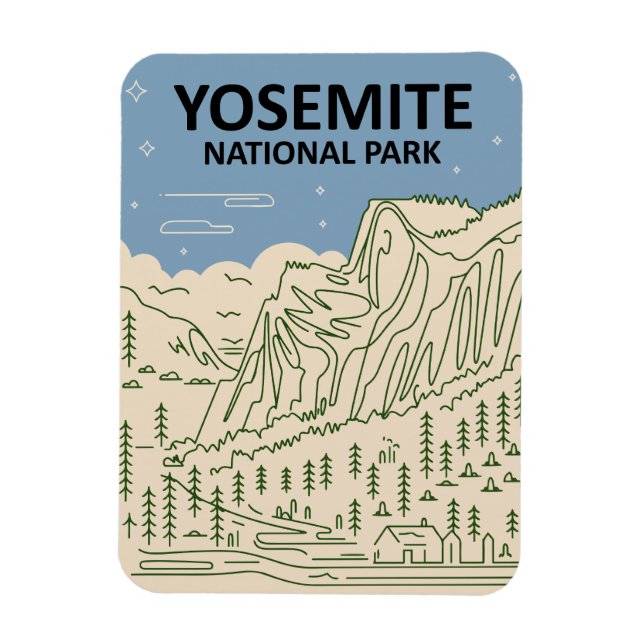 Yosemite National Park California Magnet (Vertical)