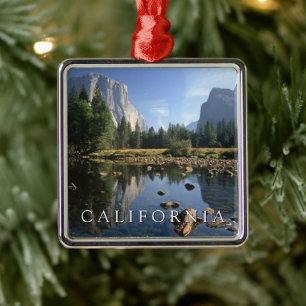 Yosemite National Park California Metal Ornament