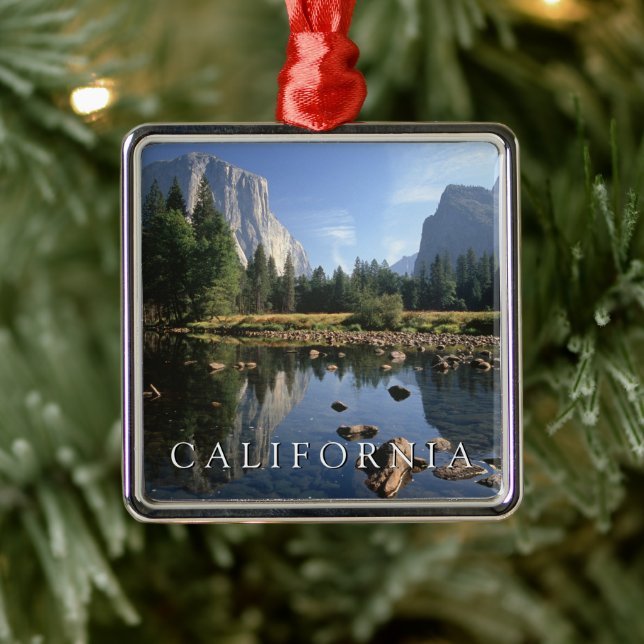 Yosemite National Park | California Metal Ornament (Tree)