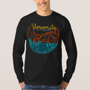 Yosemite National Park California Mountain Hiking T-Shirt