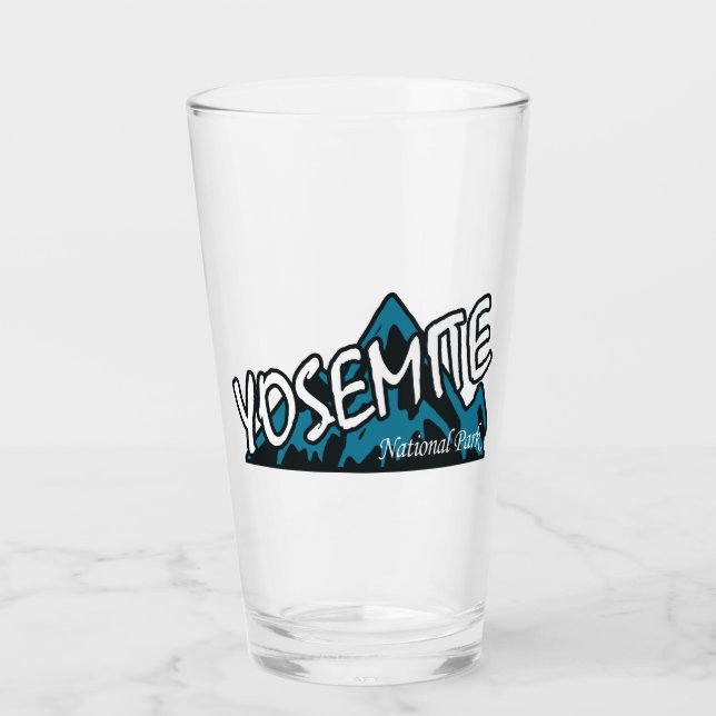 Yosemite National Park California Mountains Glass (Front)