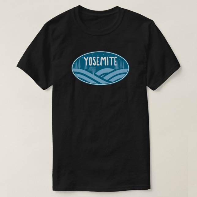 Yosemite National Park California Outdoors T-Shirt (Design Front)