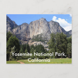 Yosemite national park, California Postcard
