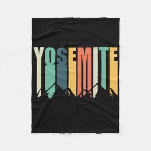 Yosemite National Park-california Souvenir-camping Fleece Blanket