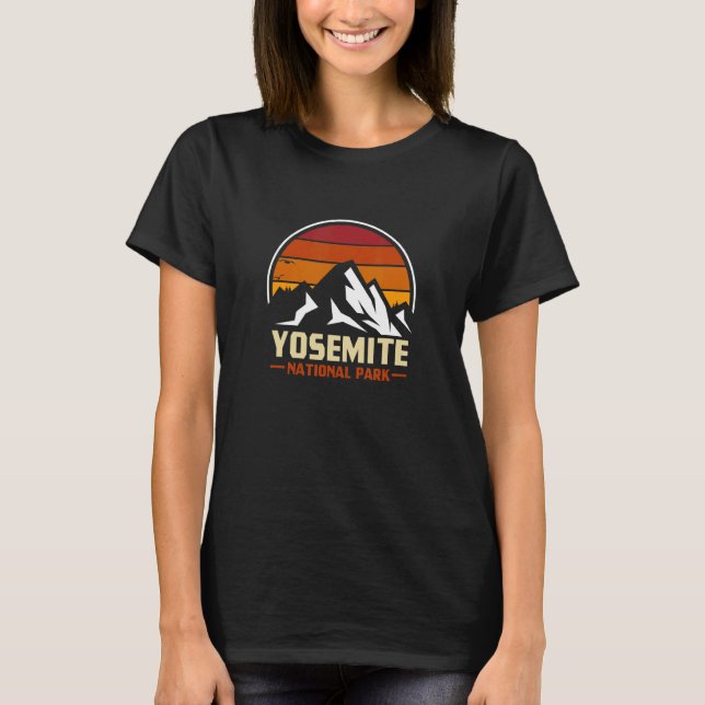 Yosemite National Park California Sunset Hiking Hi T-Shirt (Front)