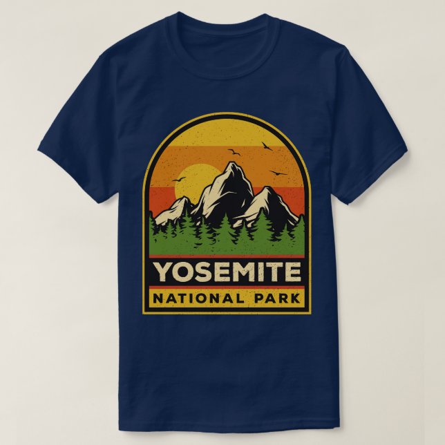 Yosemite National Park California T-Shirt (Design Front)