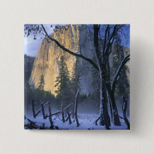 YOSEMITE NATIONAL PARK, CALIFORNIA. USA. Light 2 Inch Square Button