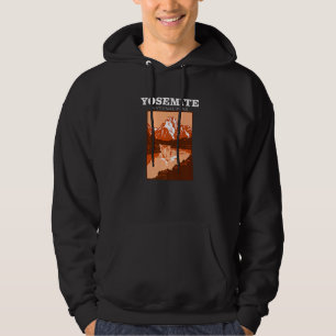 Yosemite National Park California vintage retro Hoodie