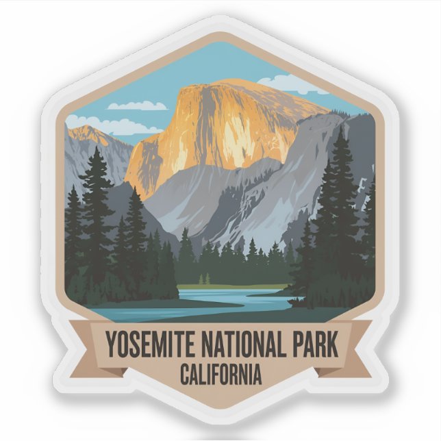 Yosemite National Park California Vintage Travel (Front)