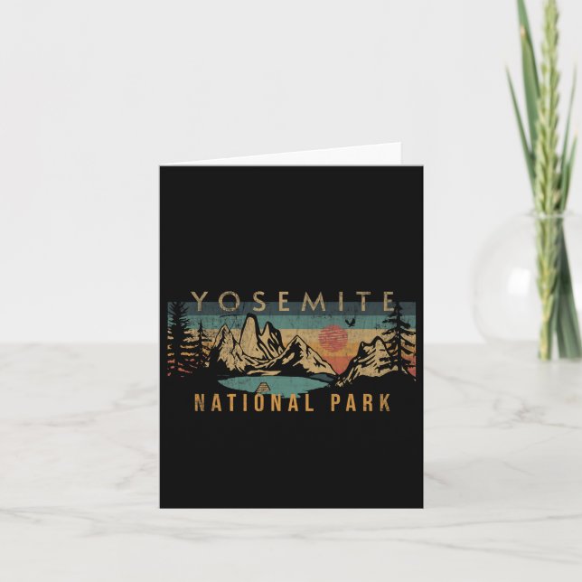 Yosemite National Park  Card (Front)