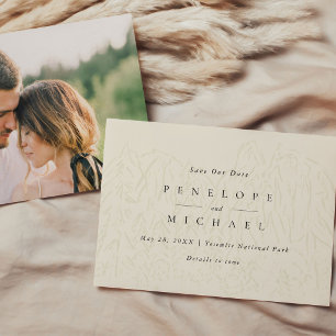 Yosemite National Park Destination Wedding Photo Save The Date